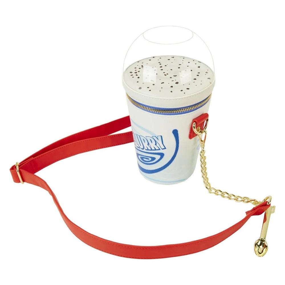 Loungefly McDonald's McFlurry Ice Cream Cup Figural Crossbody Handbag NEW